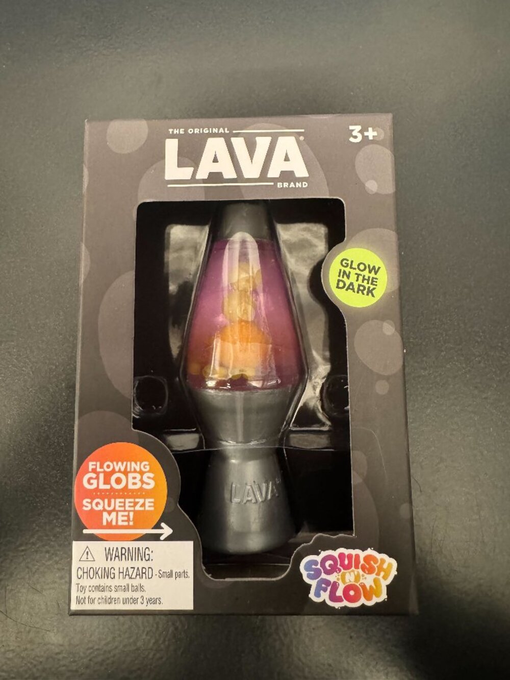 Schylling Squish n Flow LAVA Lamp Mini 3.75" Purple